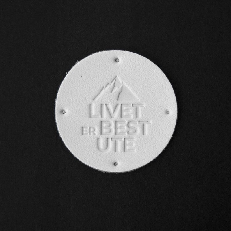 SL270 Skinnlapp livet er best hvit 4785