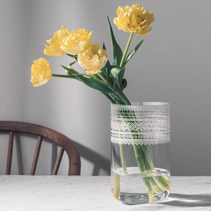Vase 20cm Klart glass